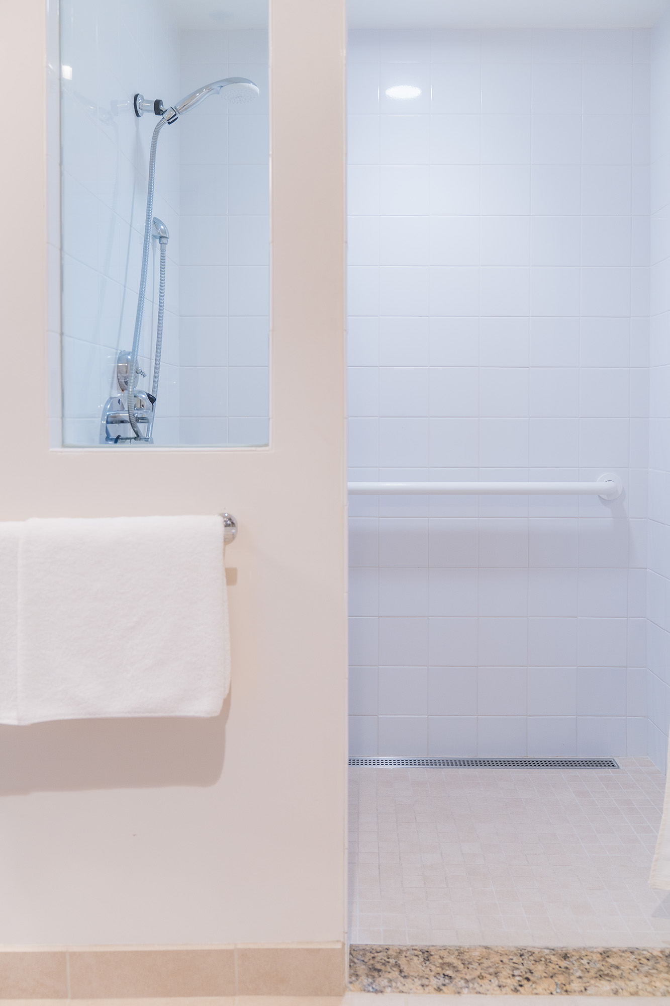 Accessible roll in shower