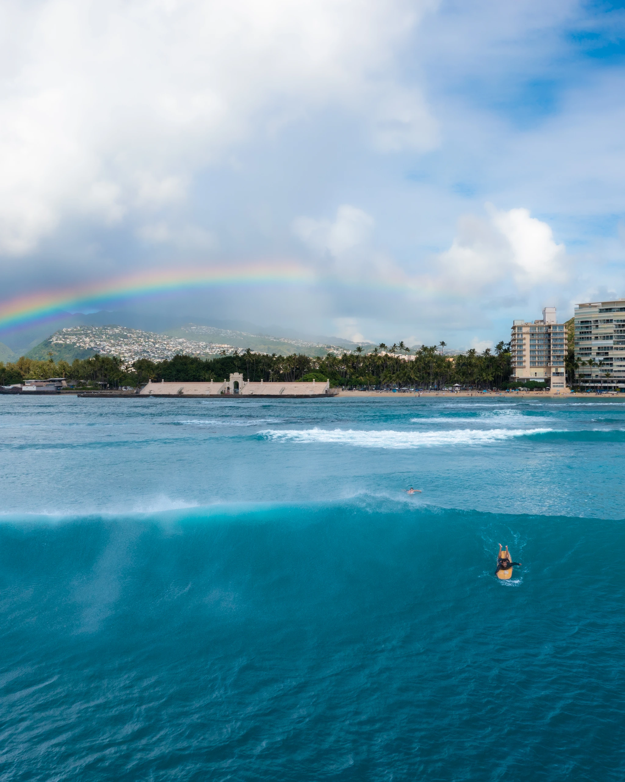 Rainbow over Kaimana